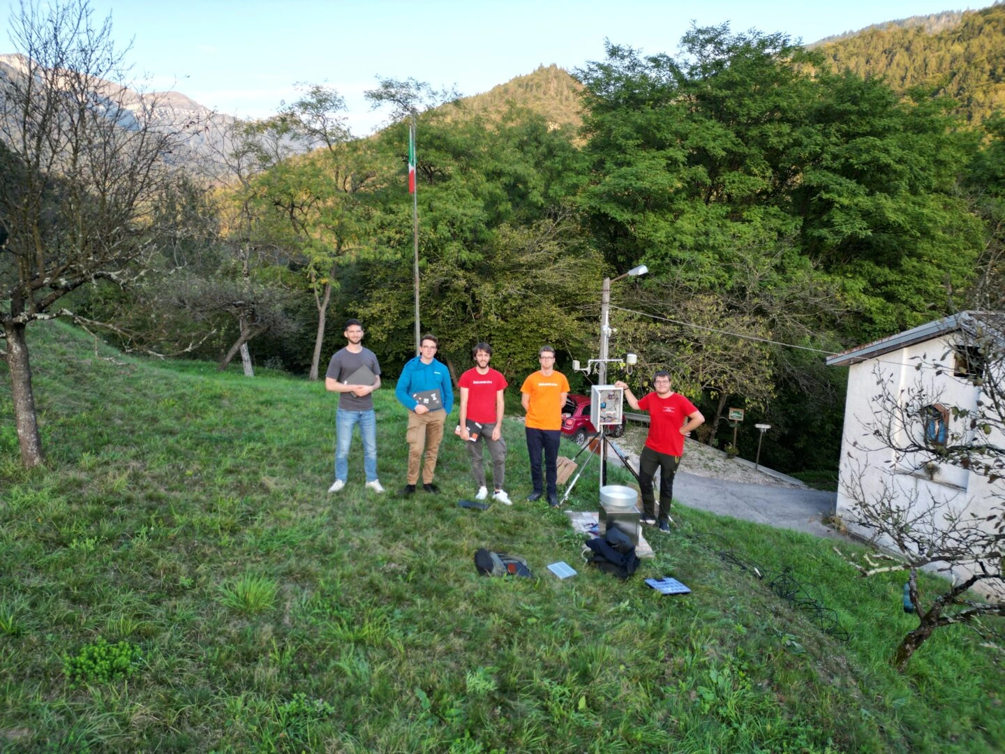 Il team di questa super giornata di lavoro